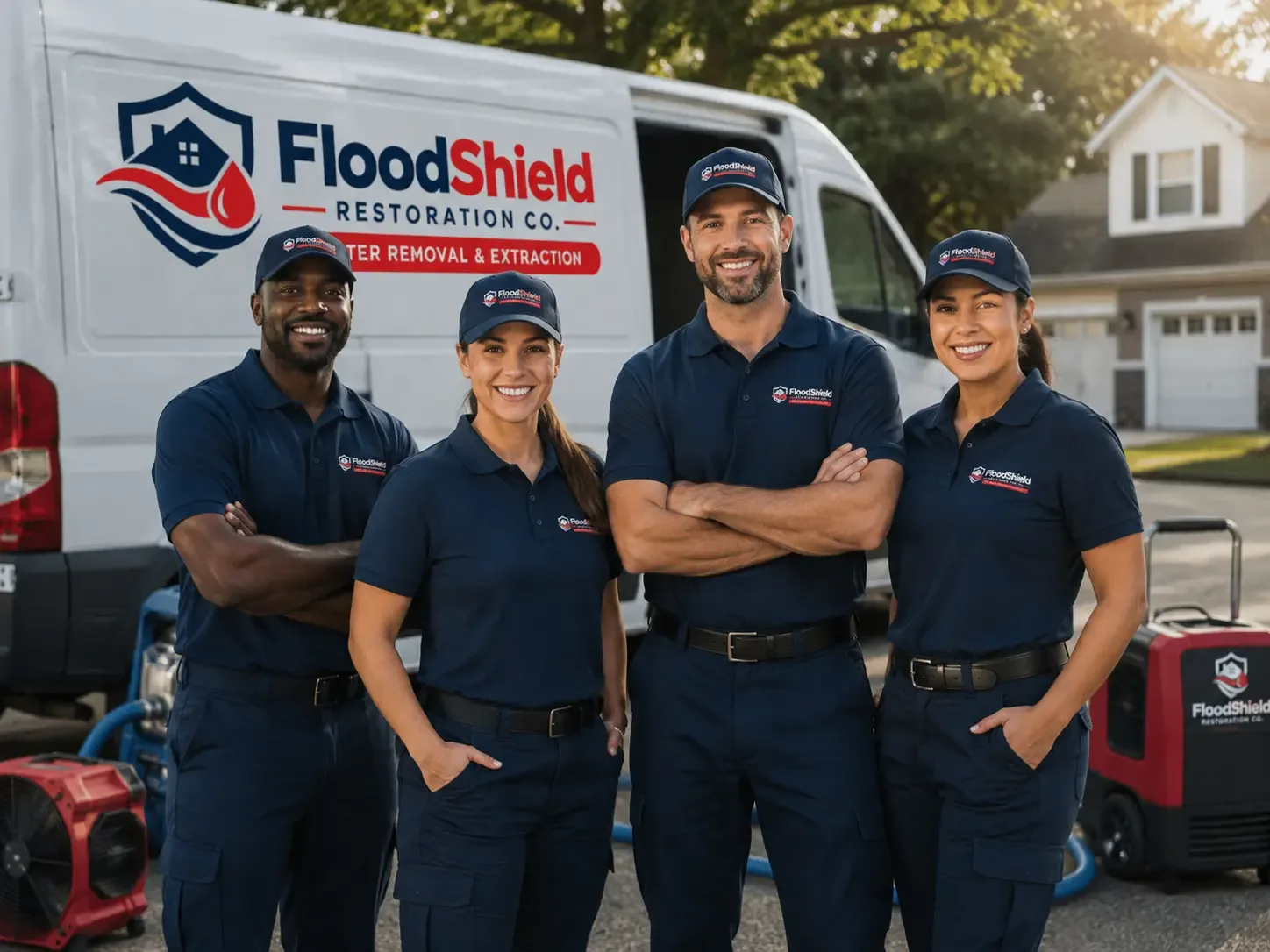 Flood Damage Restoration company in Burlington, IN